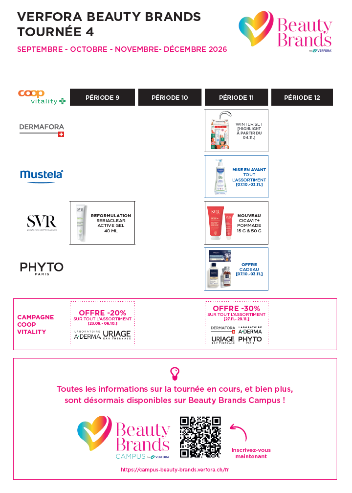 Activités Coop Vitality, Cycle 4